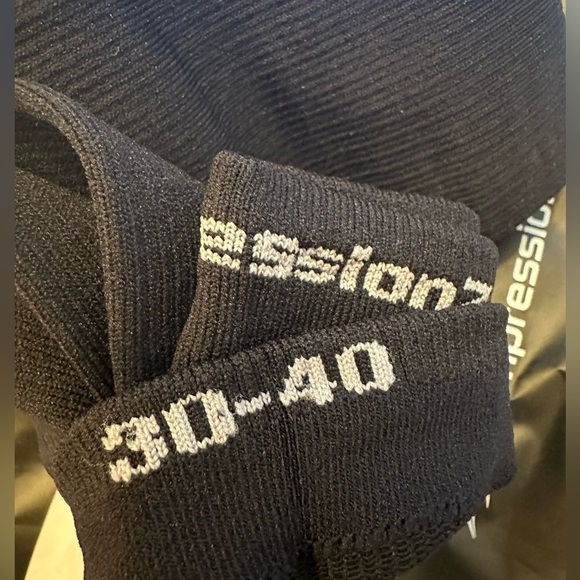 Compressionz black compression socks NWT - Picture 3 of 3